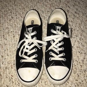 black sparkly converse